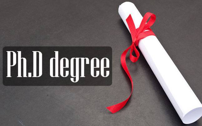 phd degree requirements in india